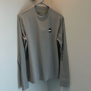 Vineyard Vines Performance T-Shirt Youth XL Gray Long Sleeve Stretch